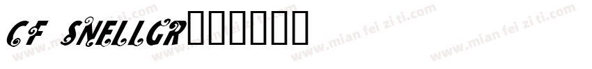 Cf SnellGR字体转换